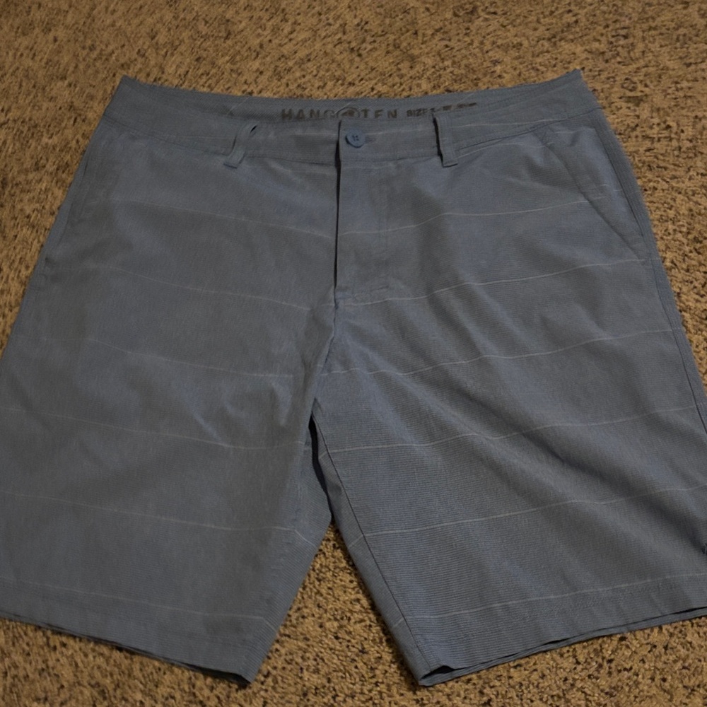 Hang Ten Slate Blue Flat Front Shorts